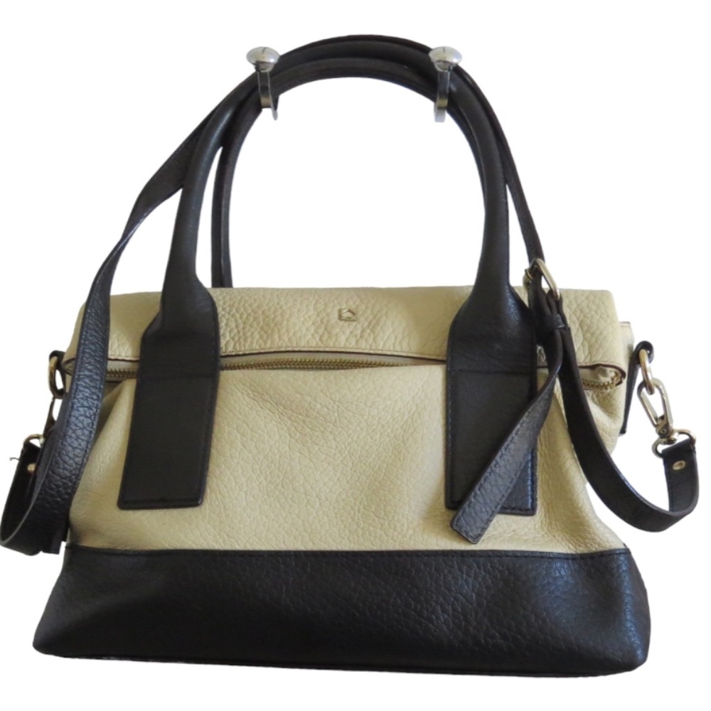 Large Pebbled Leather Kate Spade Fold Over Bag Shoulder/Satchel